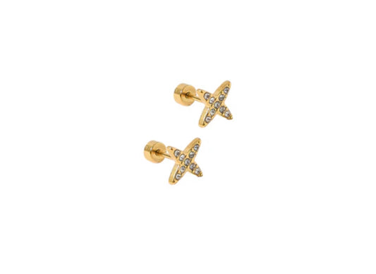 Screwback Stud Earrings - Skylar