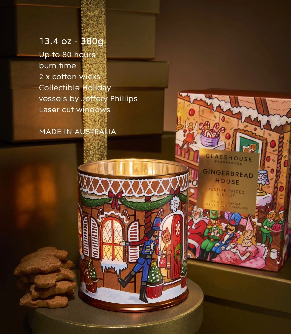 GINGERBREAD HOUSE 13.4 oz. Scented Candle