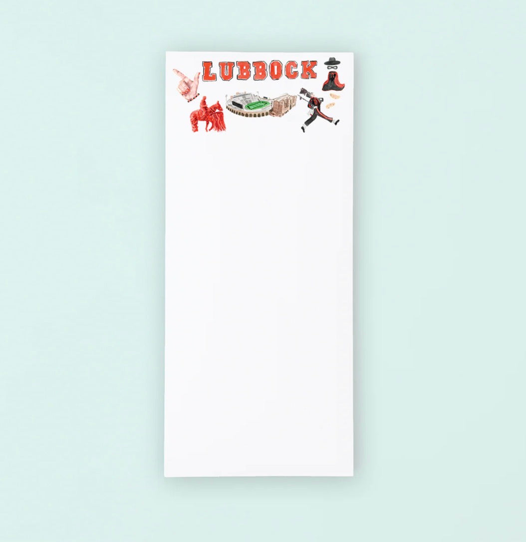 Lubbock Pattern Listpad