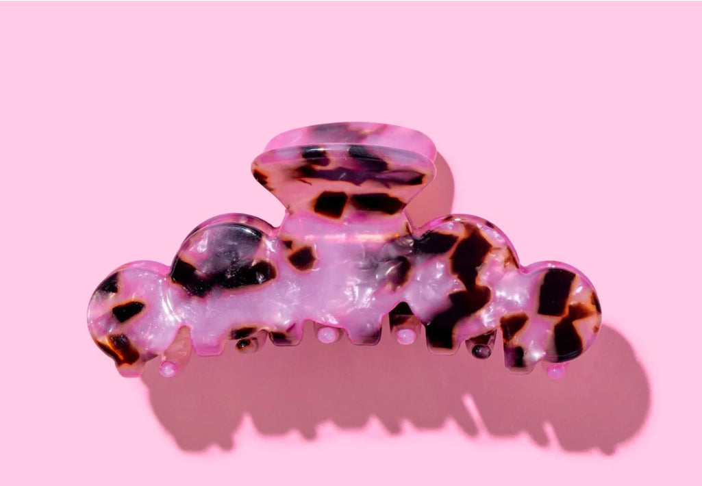 Claw Hair Clip - Pink Tortoise