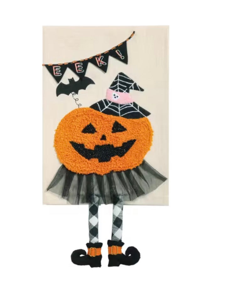 Halloween Dangle Leg Tea Towel