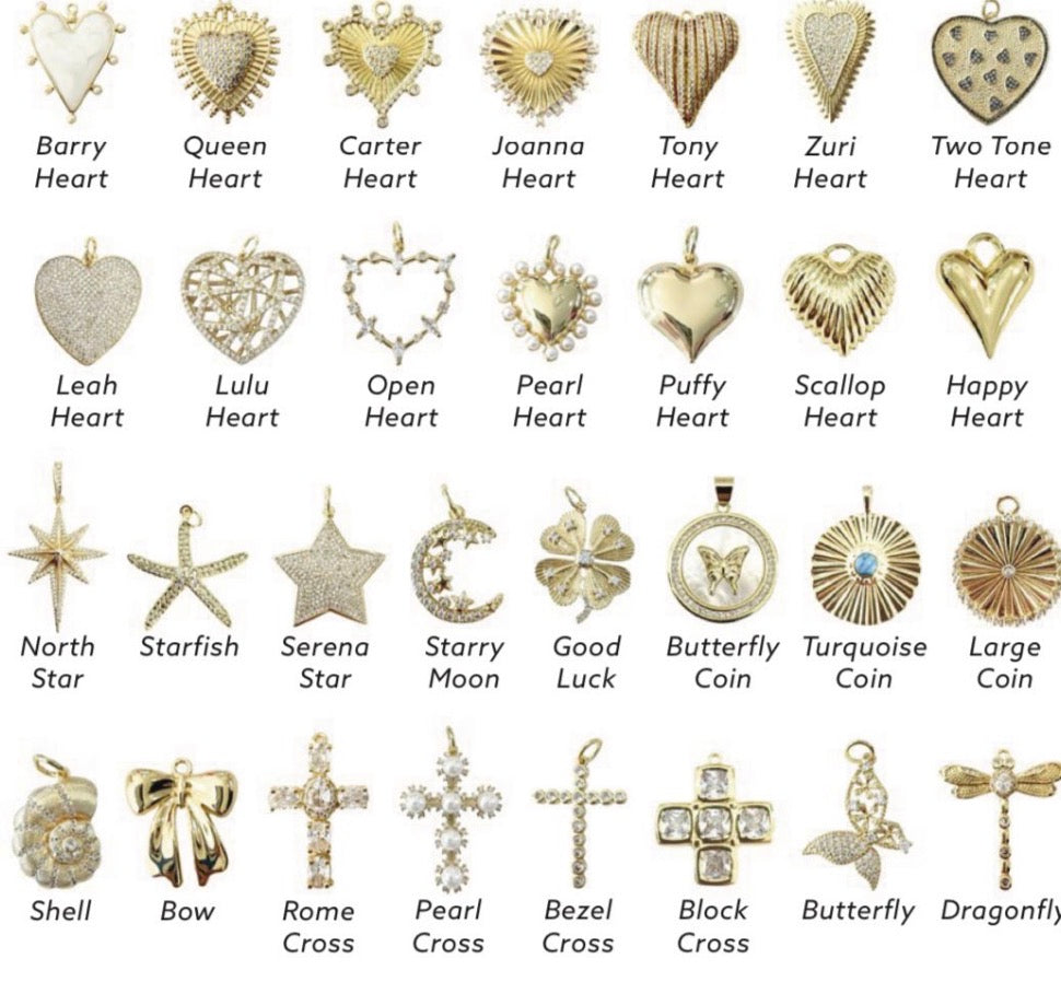 Large Removable Charms