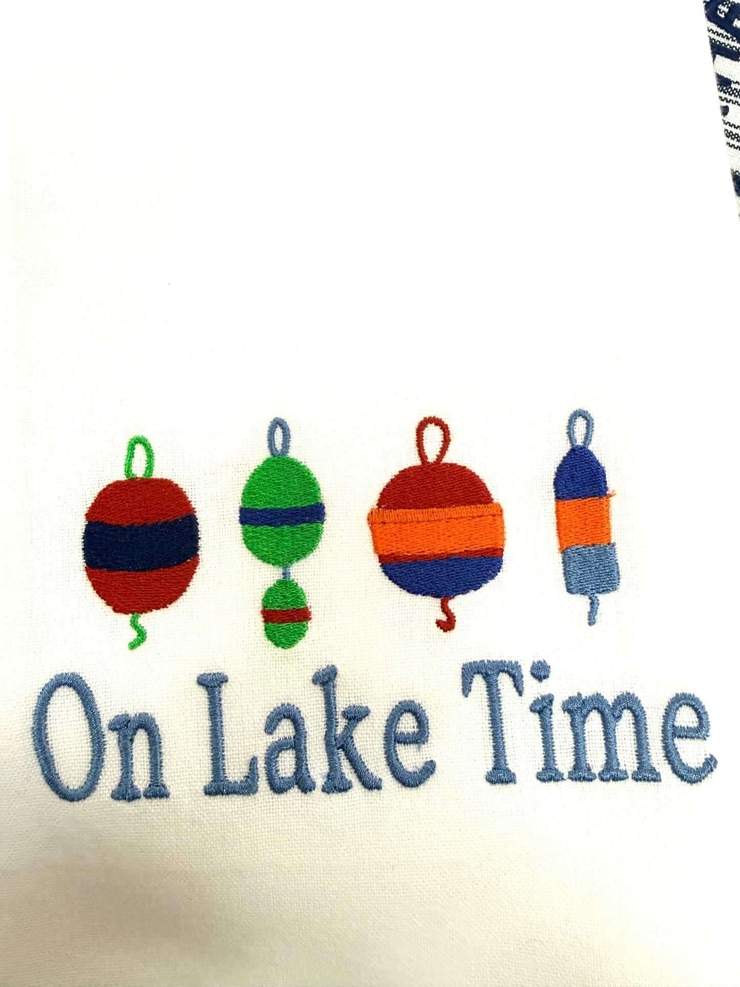 Bobber Lake Time Tea Towel
