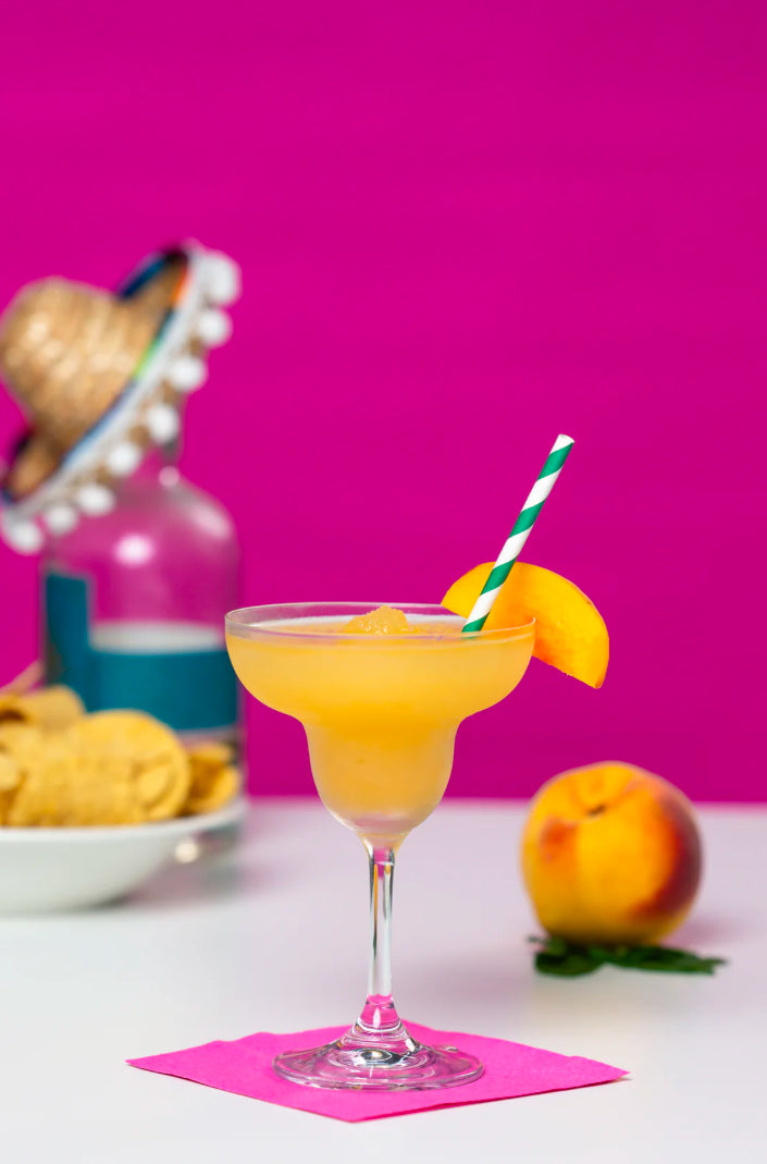 Peach Mango Margarita Cocktail Slush