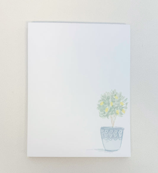 Watercolor Lemon Tree Notepad