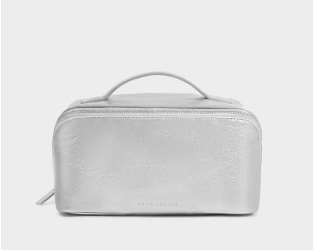 Make Up Bag Medium- Silver