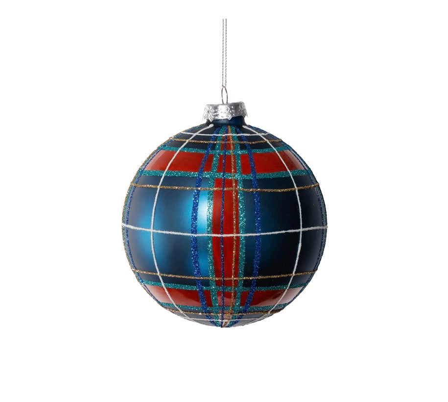 Plaid Design Ornament