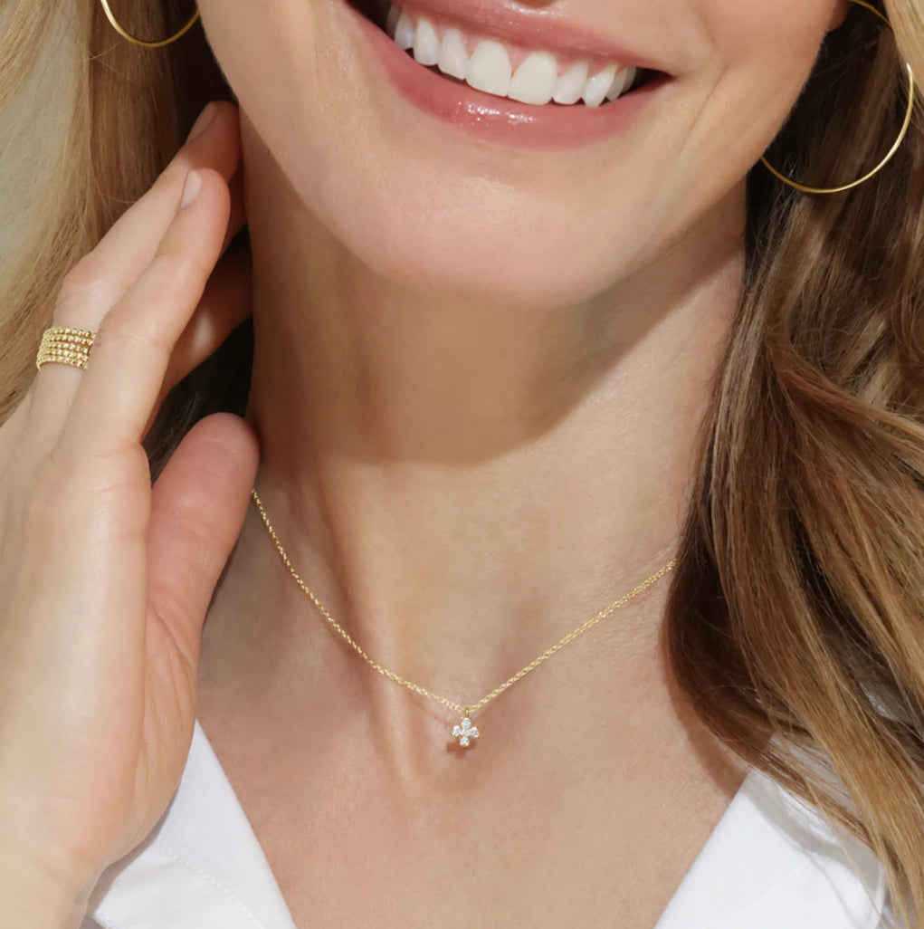 14kt Gold & Diamond Signature Necklace