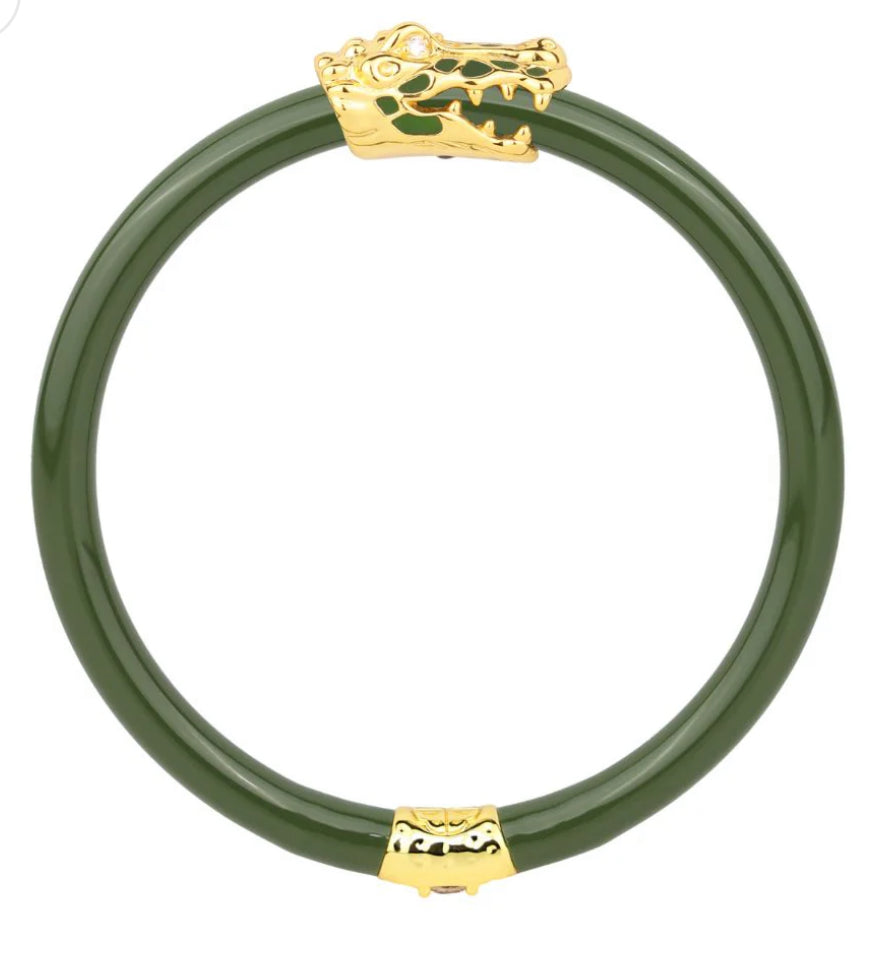 Fauna All Weather Bangles® - Jade Crocodile