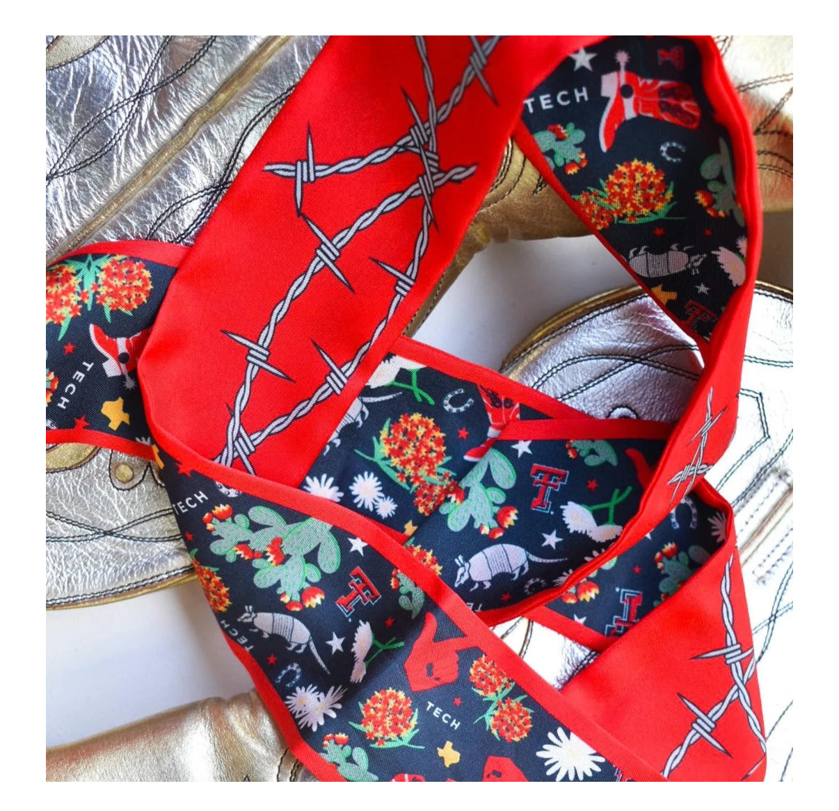 Texas Tech Skinny Scarf