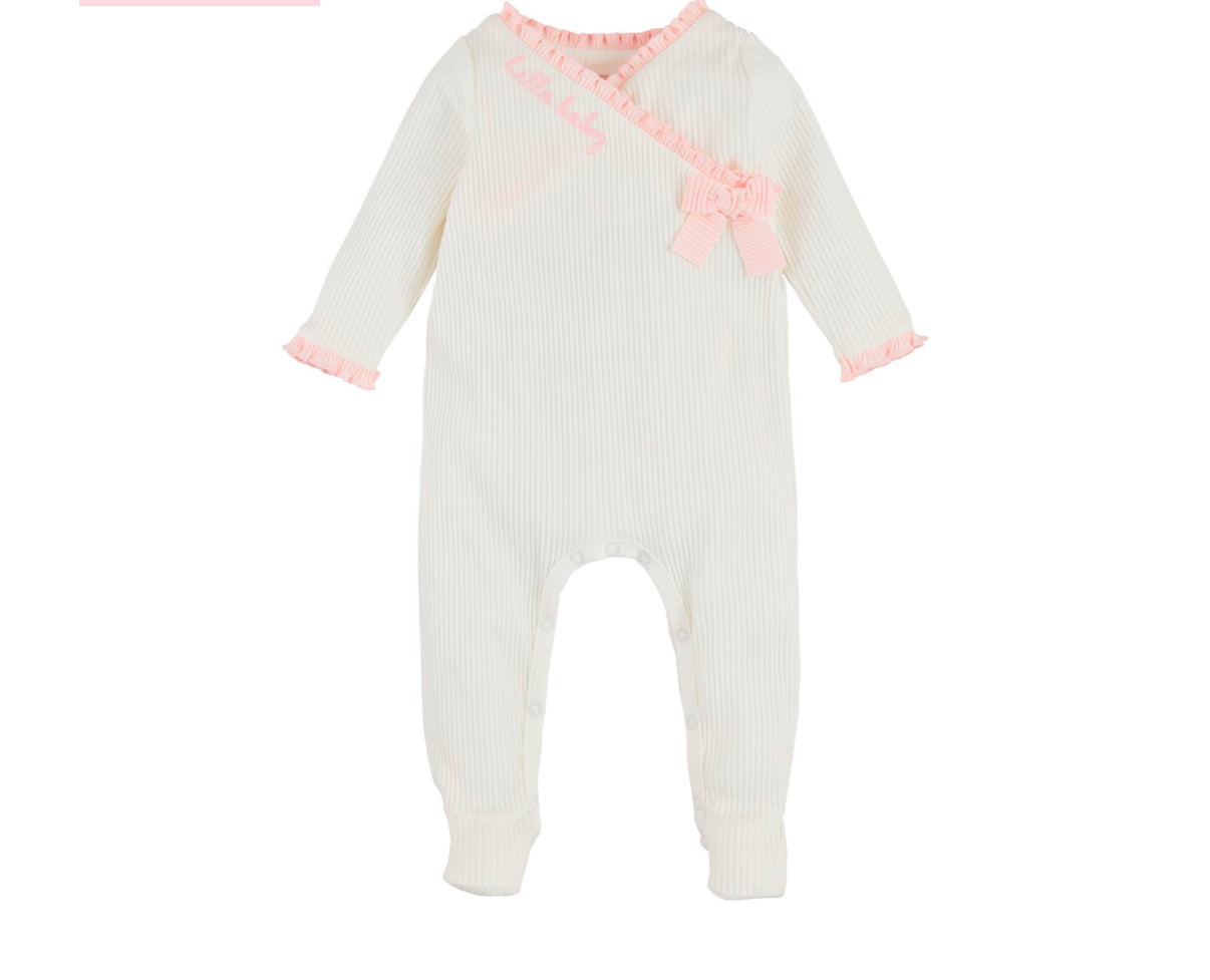 Hello Baby Pink Sleeper