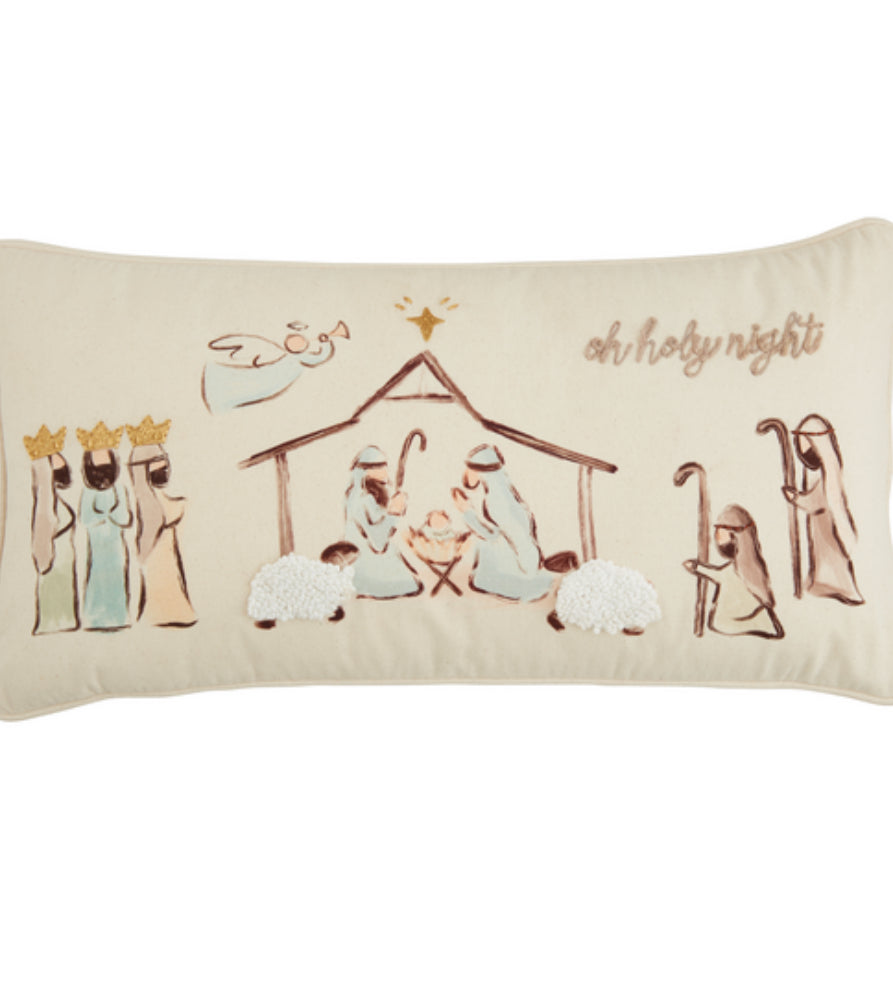 Nativity Lumbar Pillow