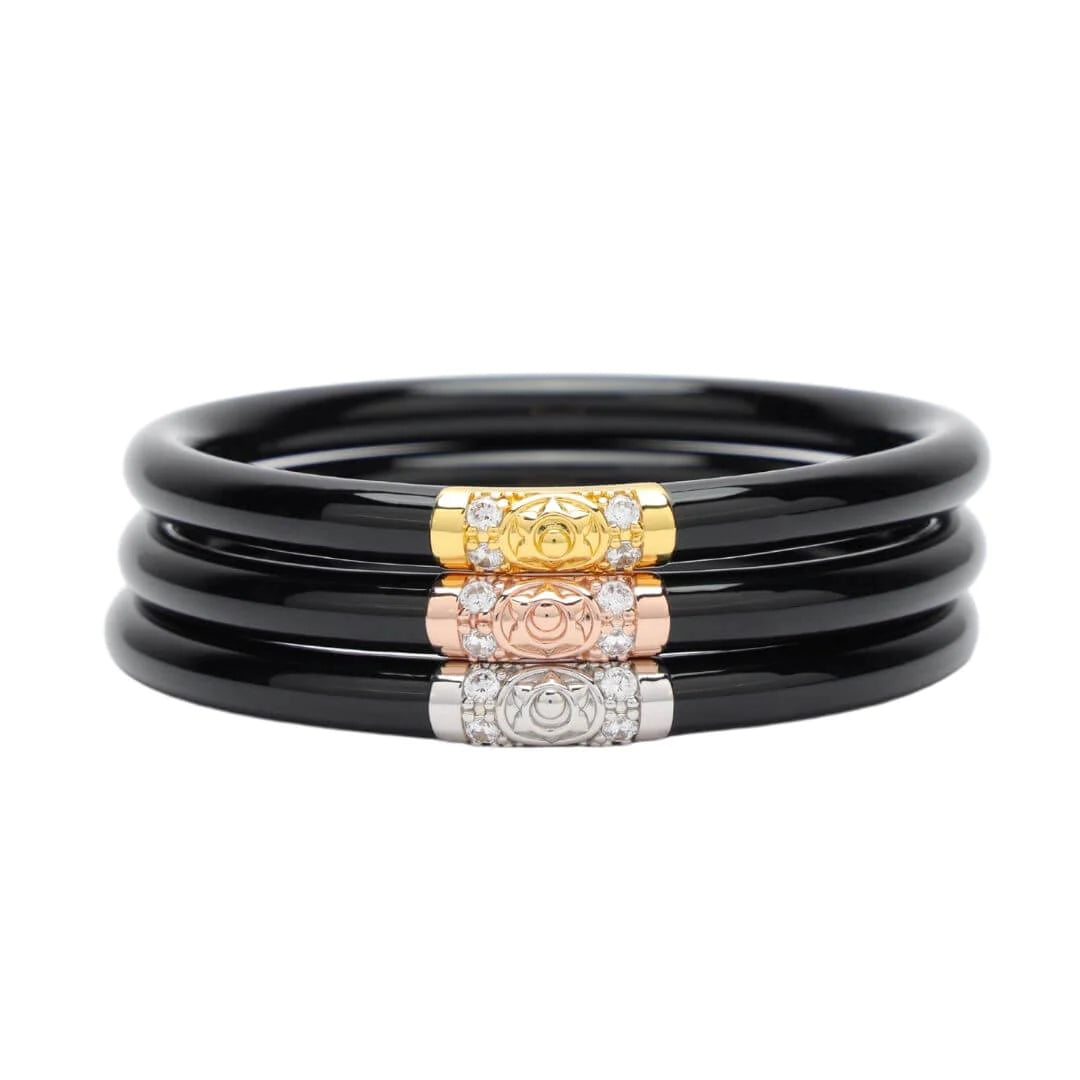 Three Kings All Weather Bangle Black