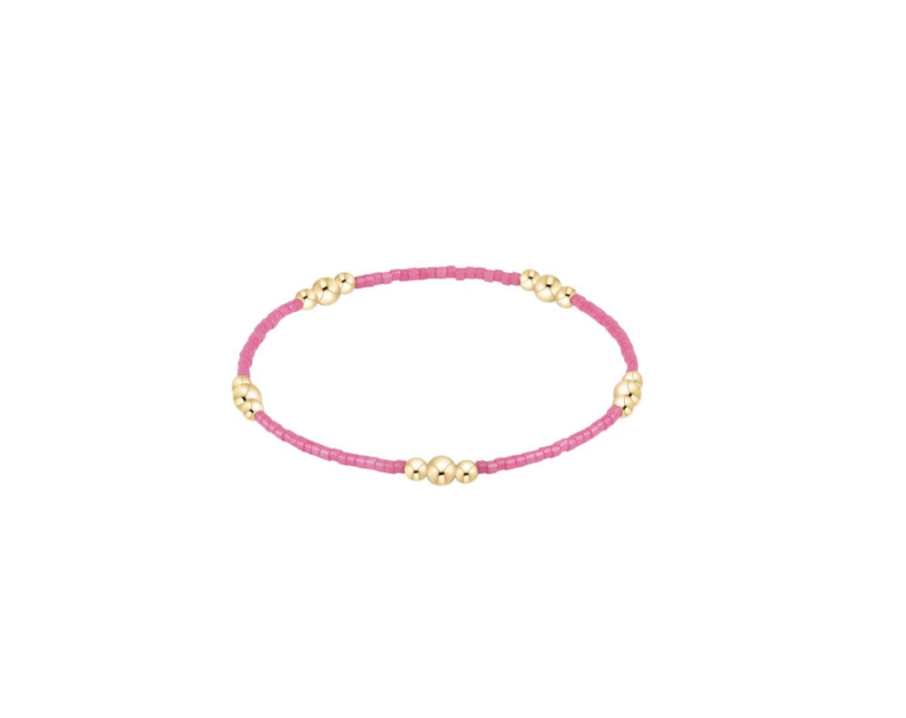 Hope Purpose Gold Bracelet - Bubblegum