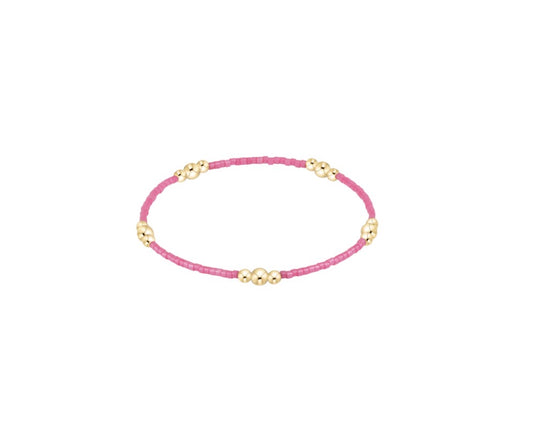 Hope Purpose Gold Bracelet - Bubblegum