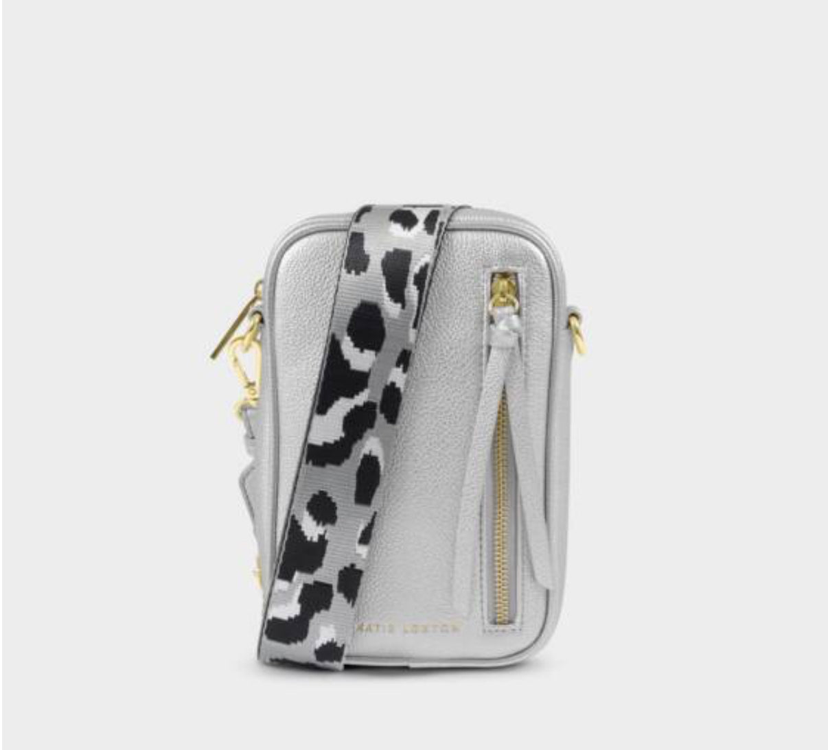 Hallie Small Crossbody Bag- Silver