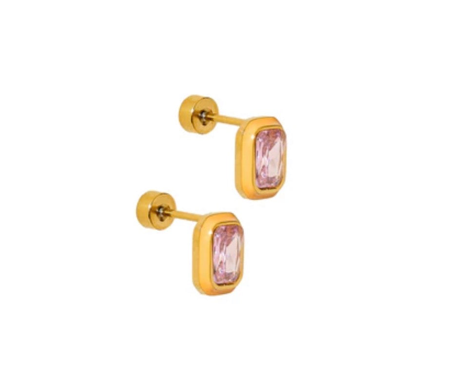 Screwback Stud Earrings - Whitney