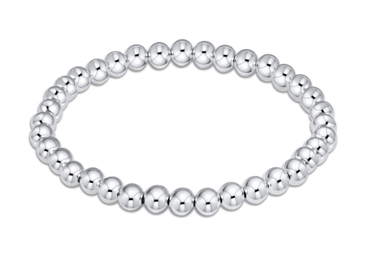 Classic sterling 5mm bead bracelet