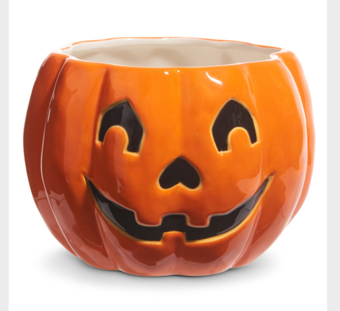 7" Jack O Lantern Container