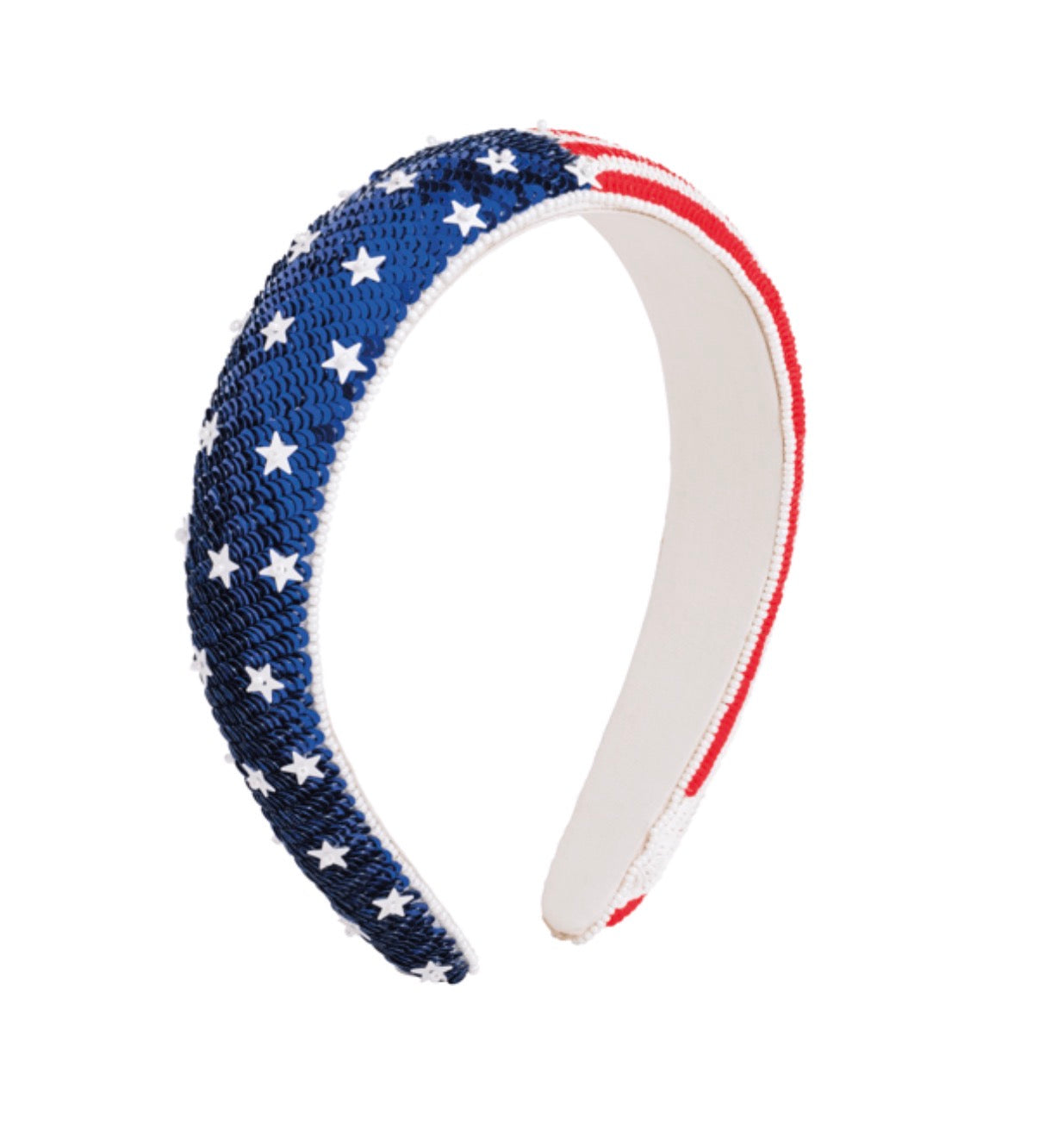 Americana Beaded Headband