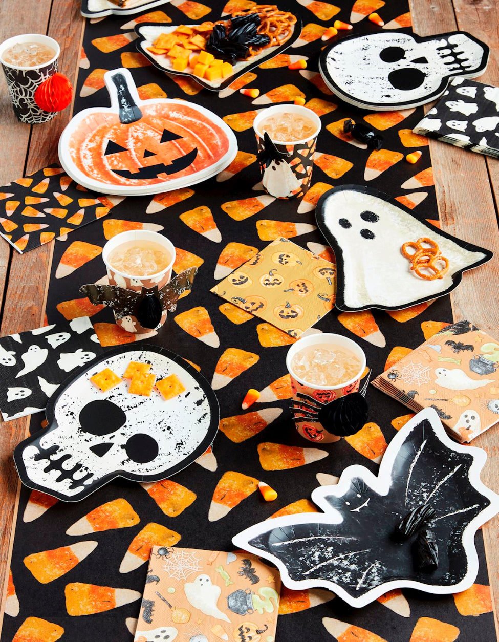 Halloween Paper Plate and Napkin Set