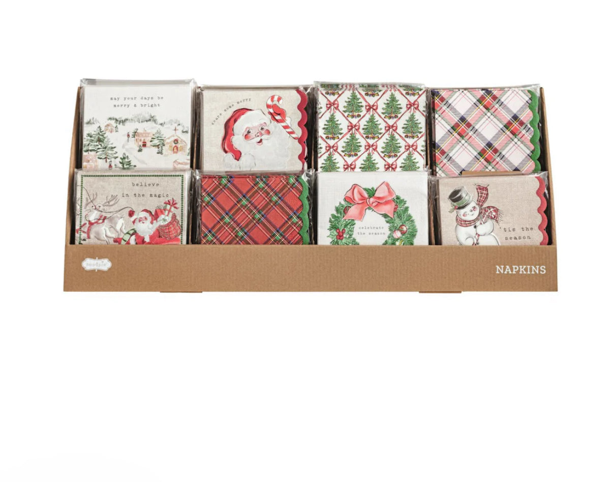 Christmas Traditional Cocktail Napkins