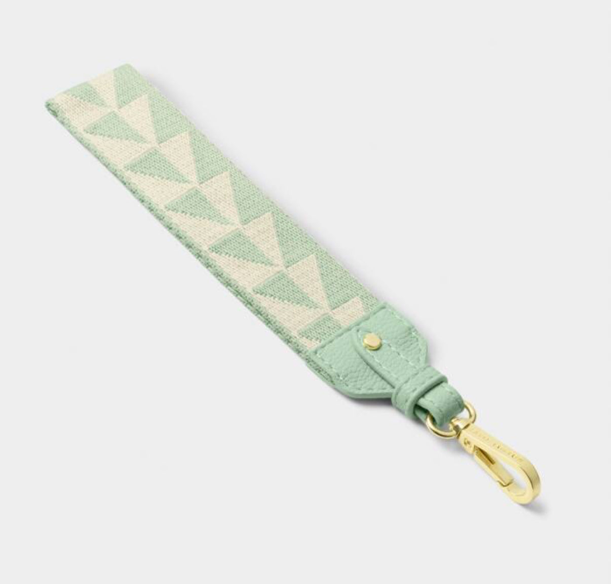 Canvas Wristlet Strap- Sage Green