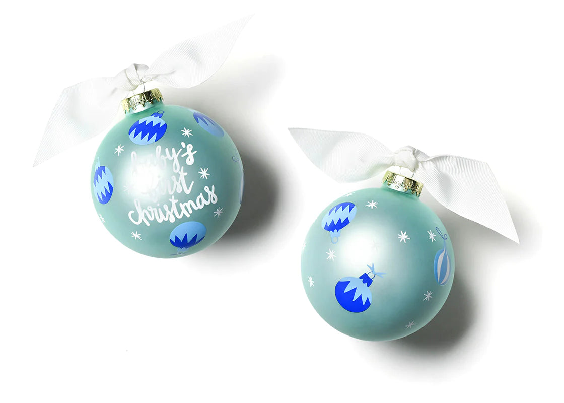 Baby's First Ornament- Blue