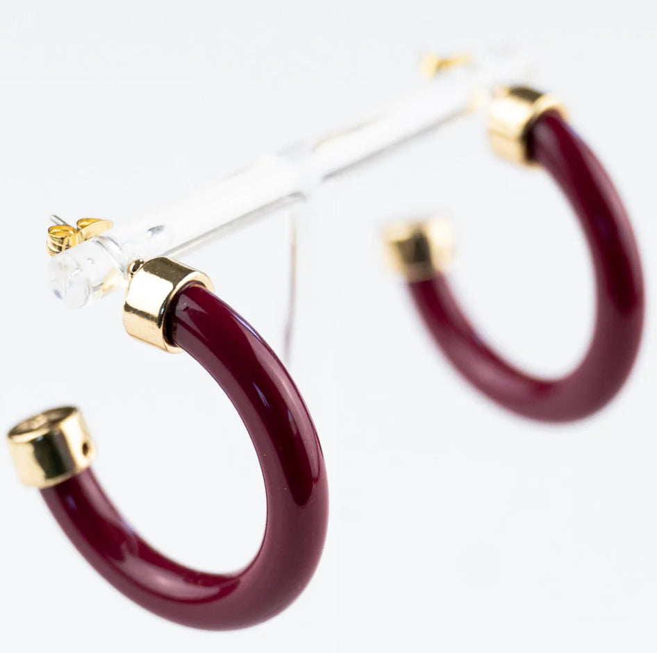 Maroon Mini Hoop