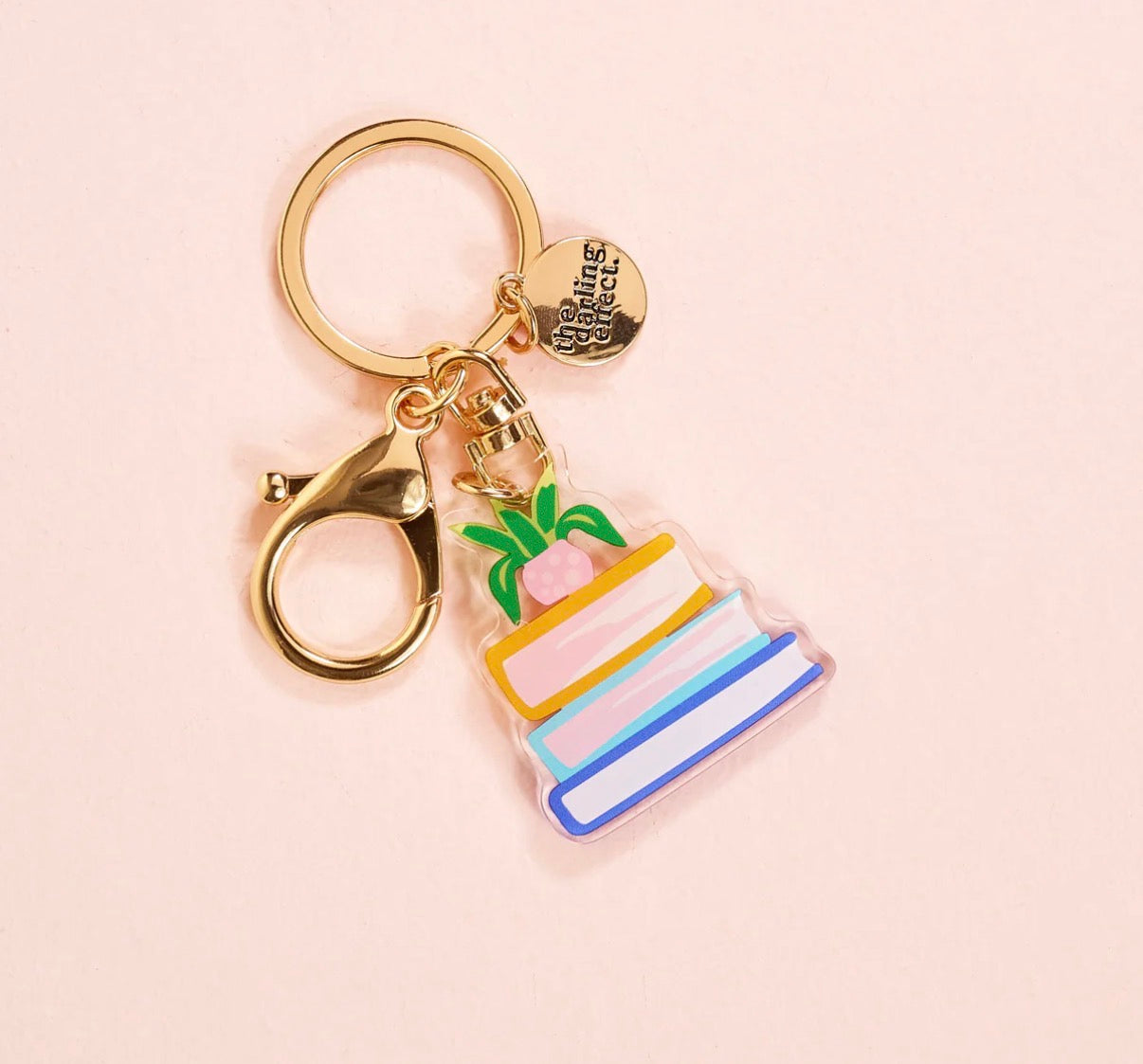 Acrylic Keychain- Book Nook
