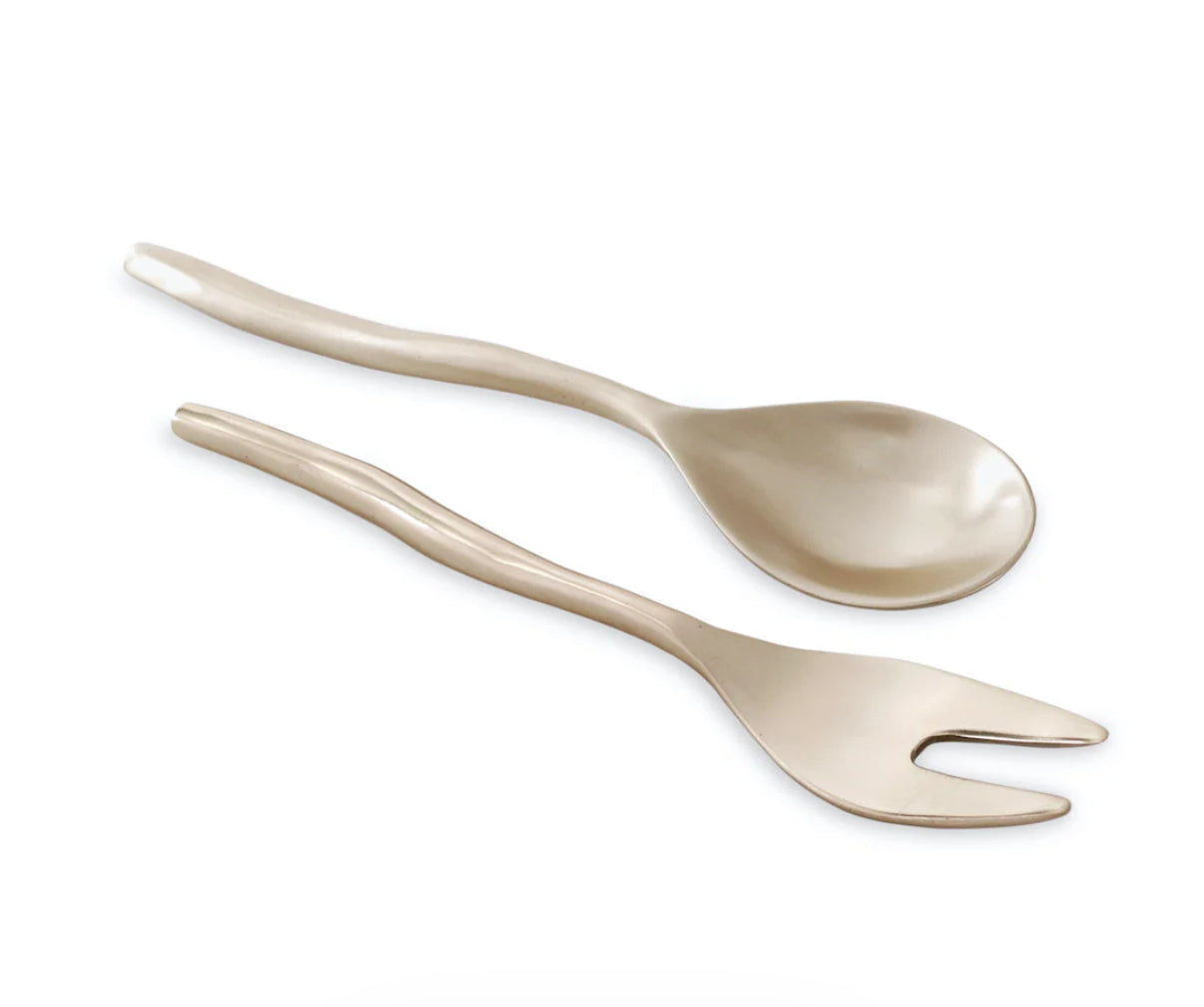 SIERRA MODERN Maia Salad Servers- Gold