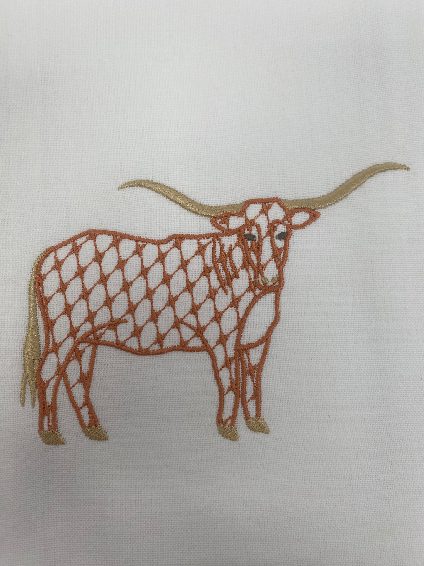 Longhorn Tea Towel