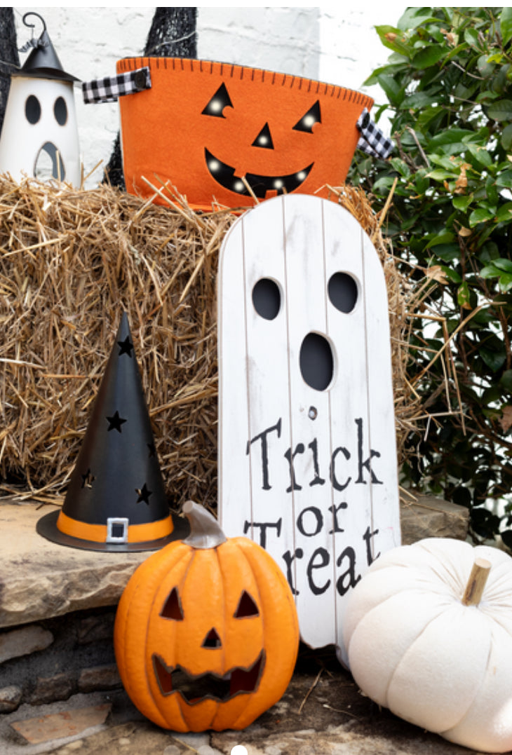 Jack O Lantern Tin Lantern