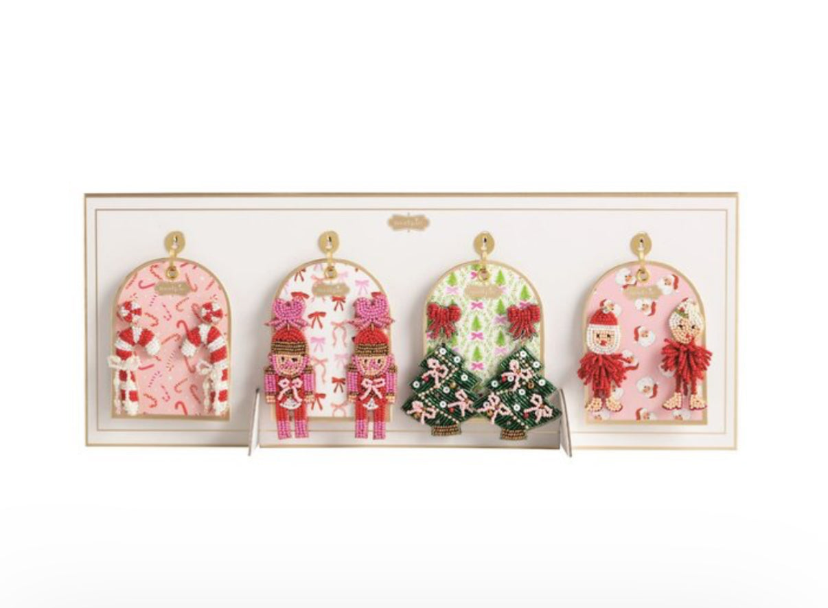 Holiday Beaded Earrings