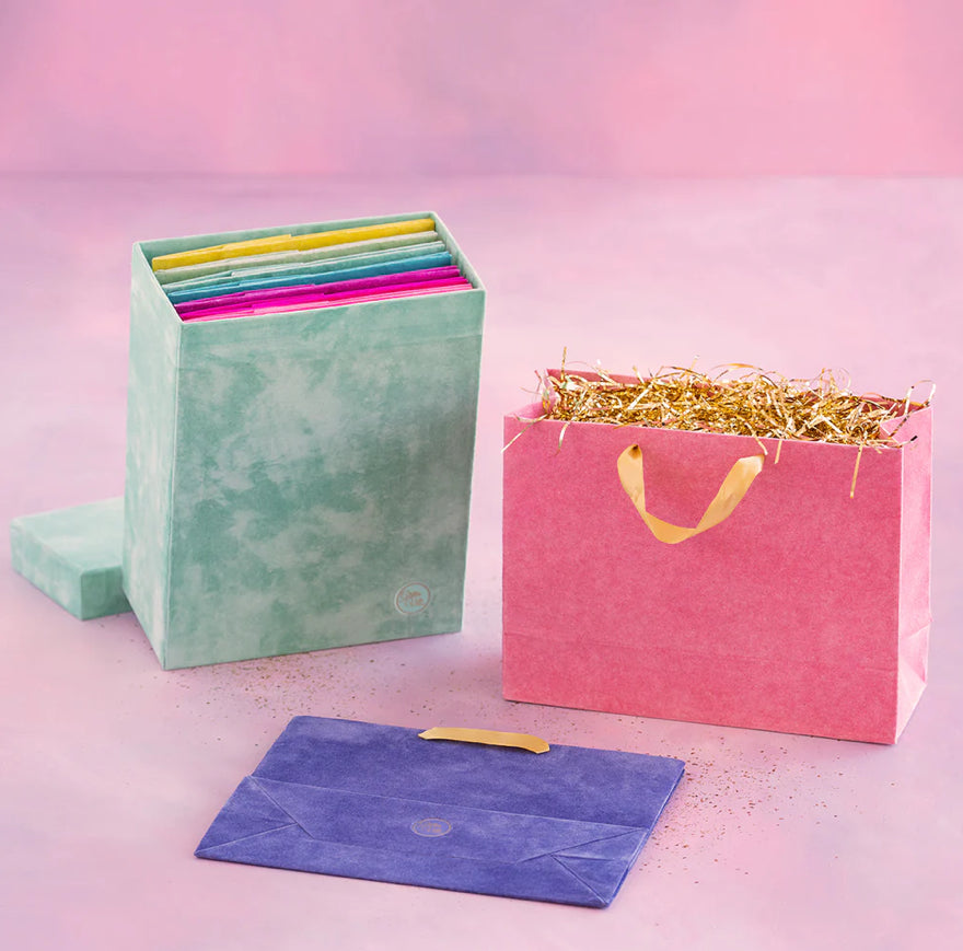 Patisserie Flocked Bags- Large