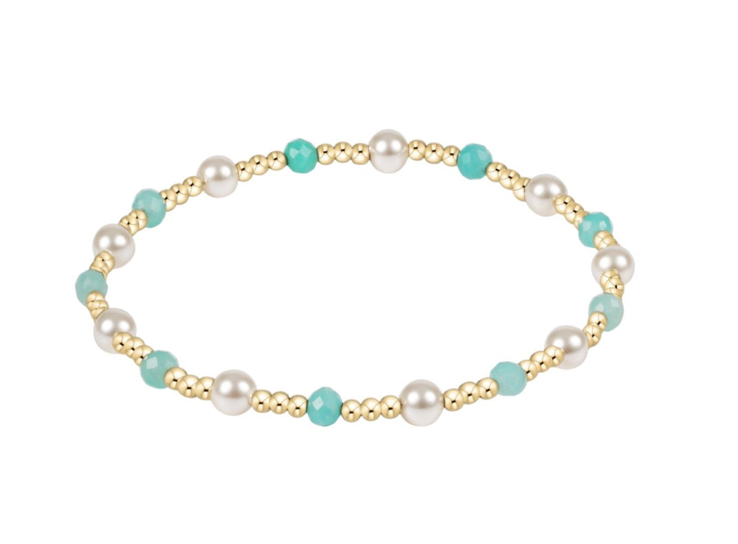 Pearl Sincerity 4mm Gem Bracelet - Amazonite