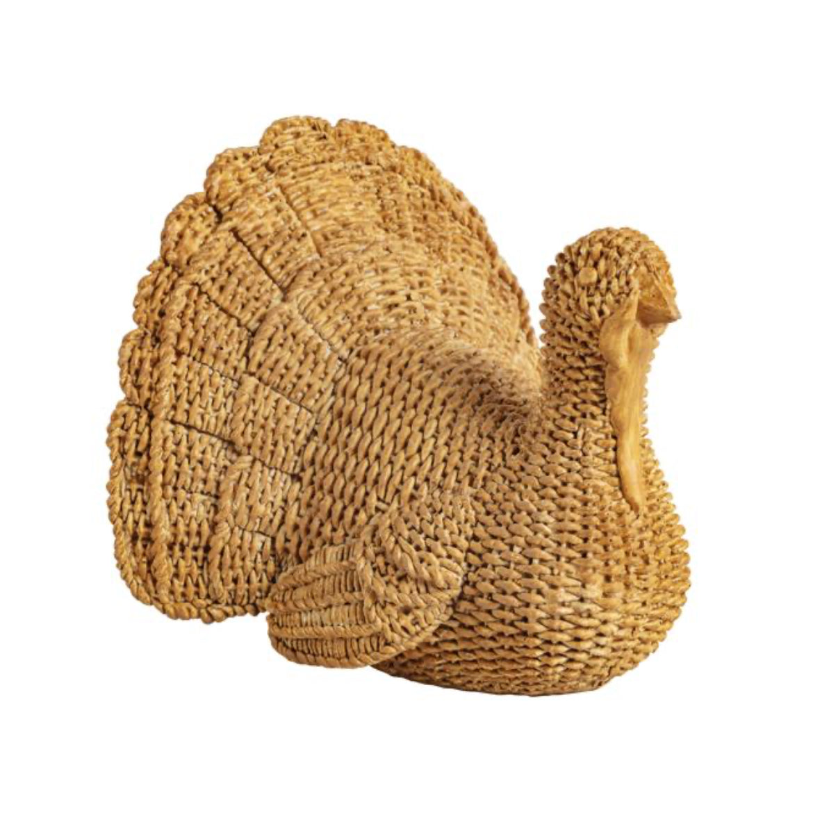 Wicker Resin Turkey Sitter