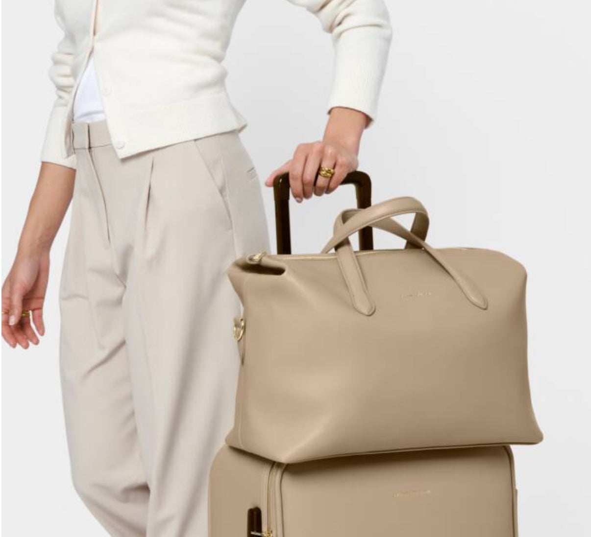 Milan Cabin Bag- Light Taupe