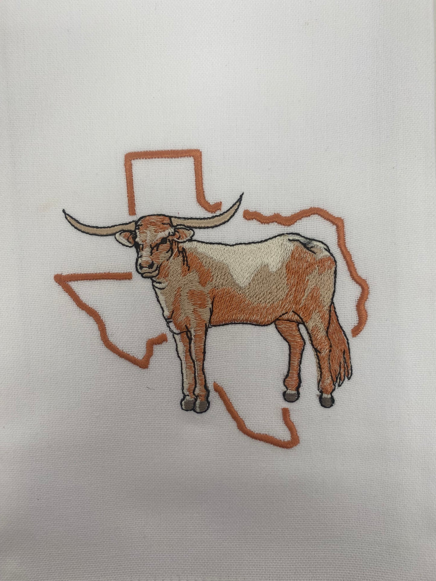TX Longhorn Tea Towel