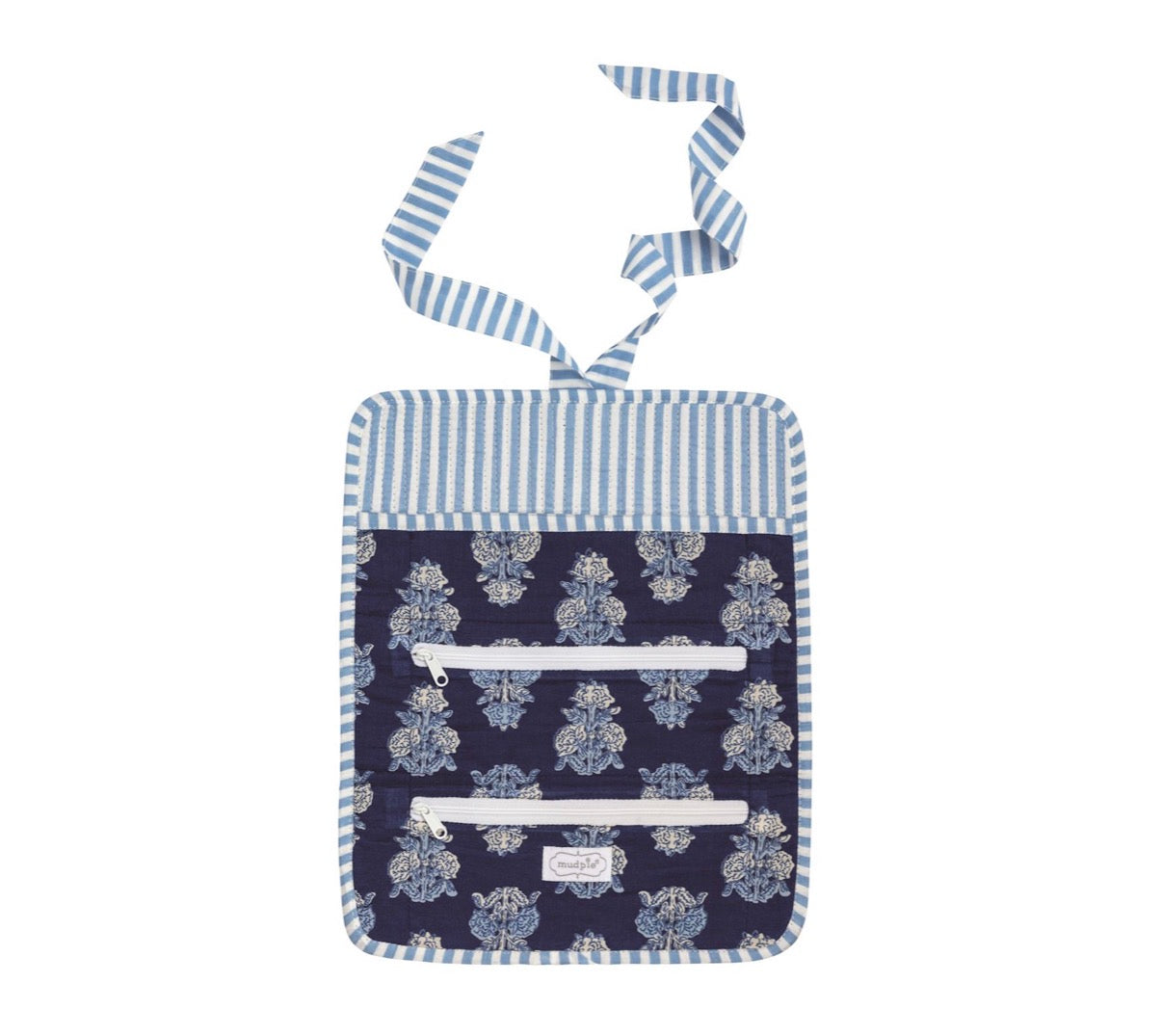 Block Print Jewelry Roll