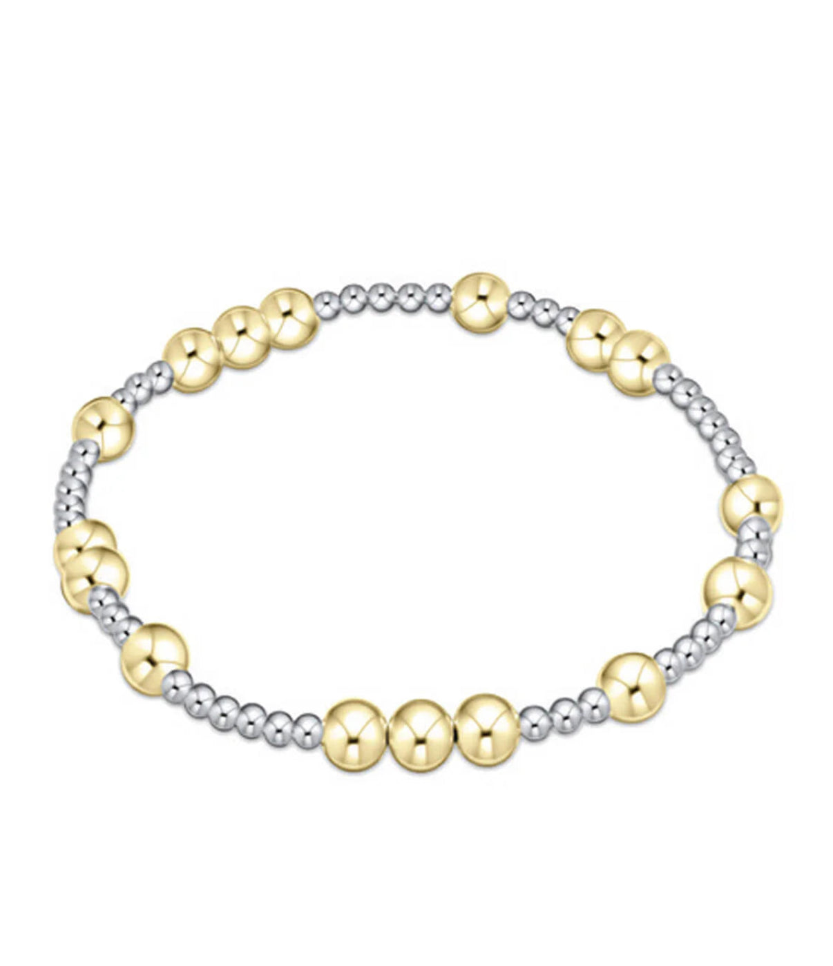 Extends Hope Unwritten 5mm Bead Bracelet- Mixed Metal