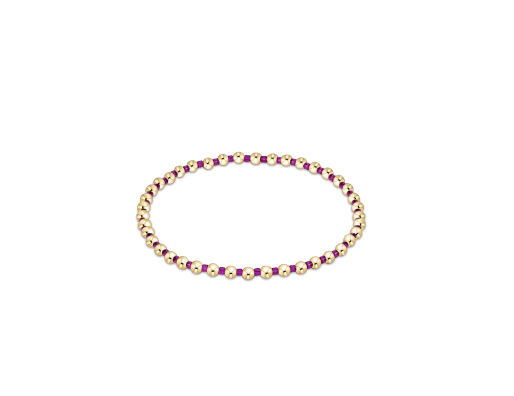 Hope Grateful Bracelet- Fuchsia