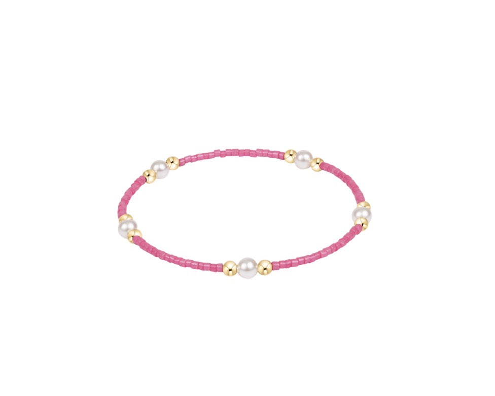 Hope Purpose Pearl Bracelet - Bubblegum