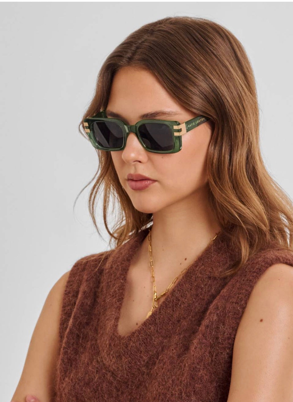 Malibu Sunglasses- Green Transparent