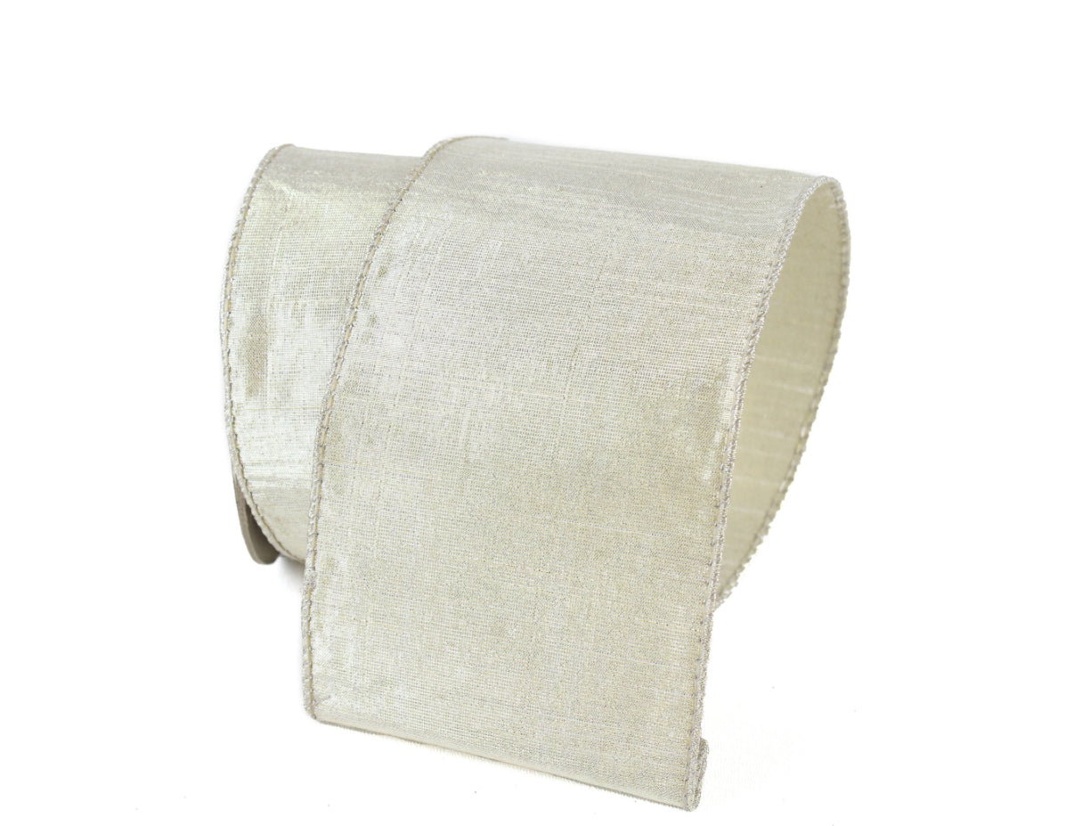 Platinum Luster 4” Ribbon