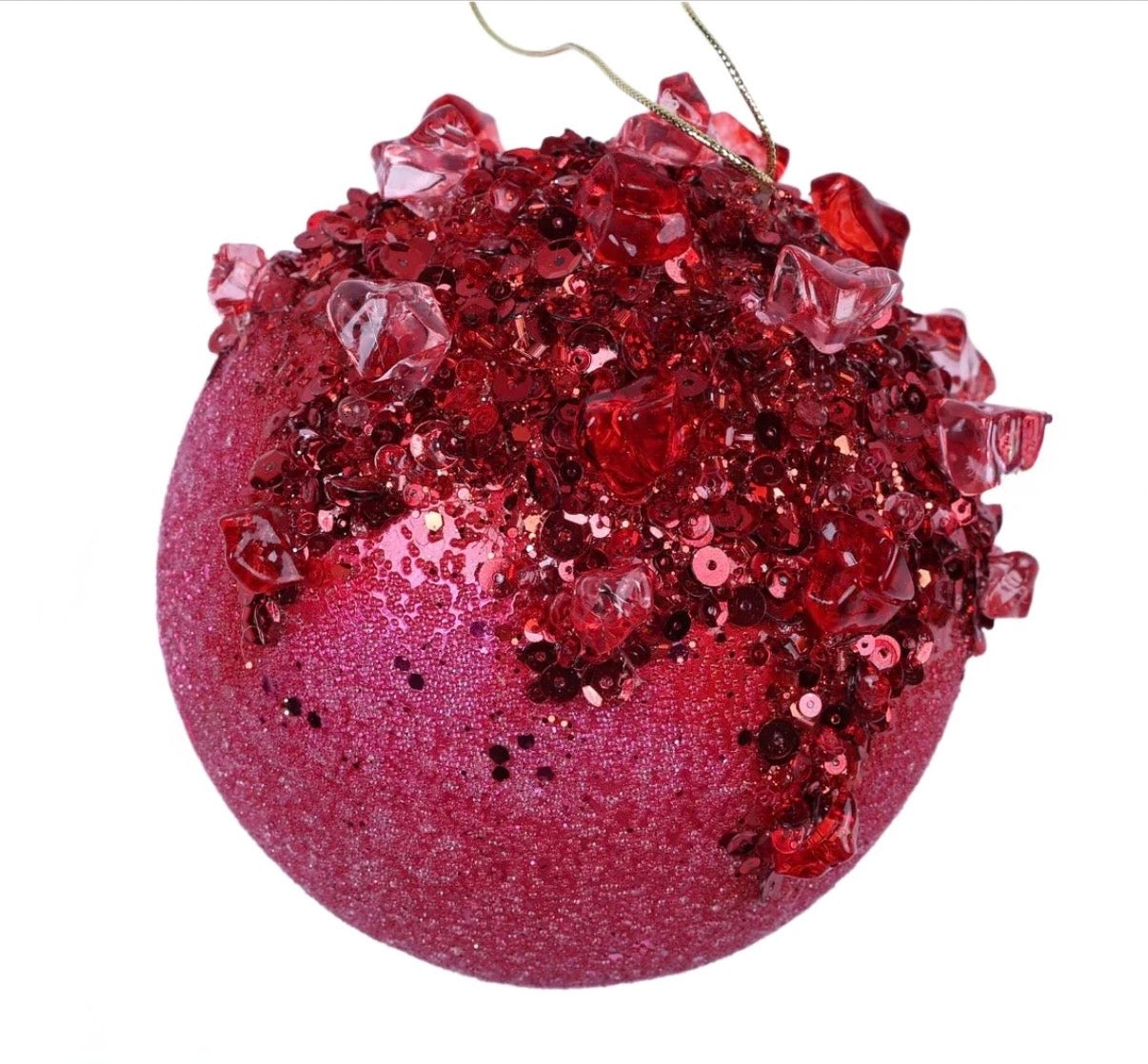 SUGAR CRYSTAL BALL - Hot Pink