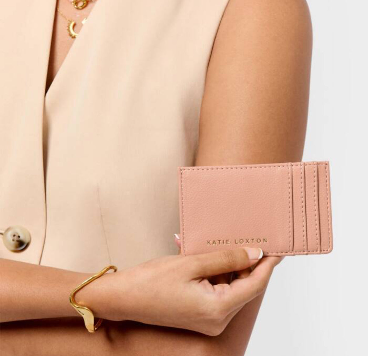 Laila Cardholder- Peony Blush