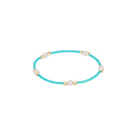 Hope Purpose Pearl Bracelet - Turquoise