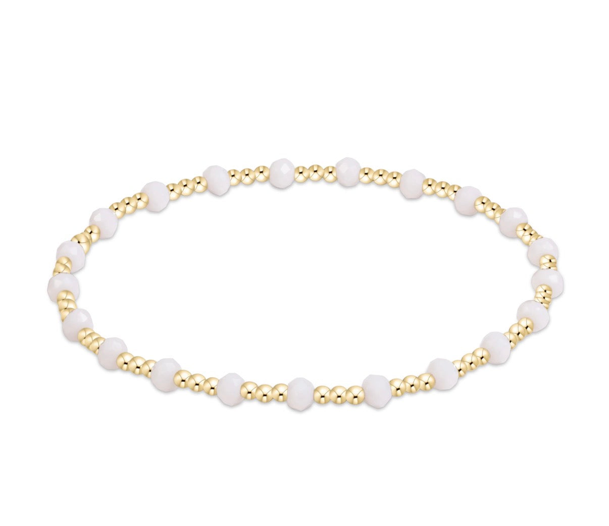 gameday flirty sincerity bracelet - white