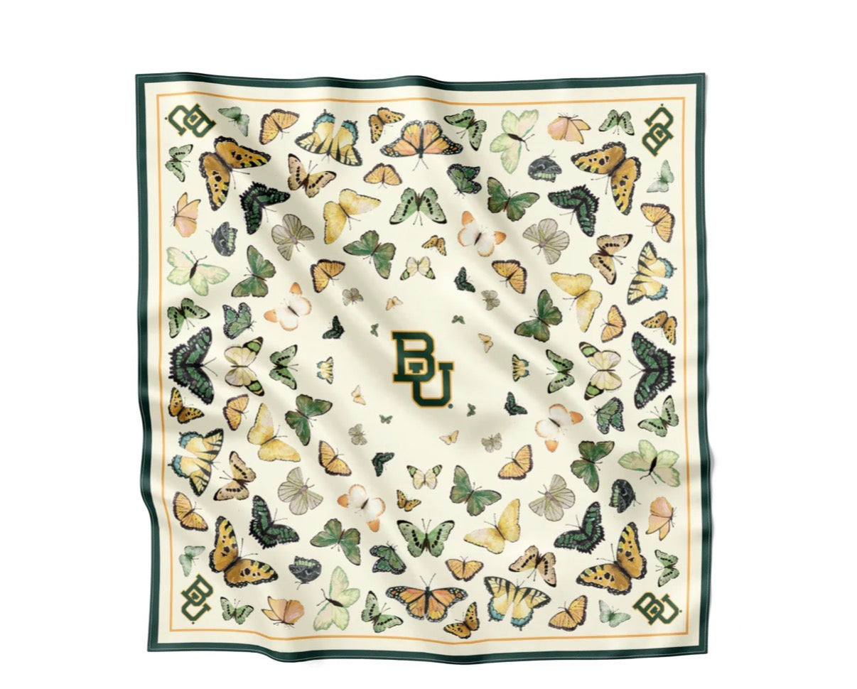 BAYLOR SQUARE SILK SCARF